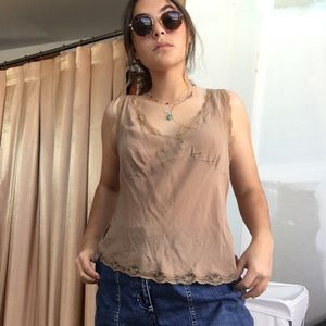Light brown camisole